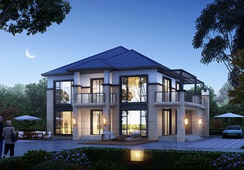 2026年最新款四間二層別墅設(shè)計(jì)圖，15米乘13米