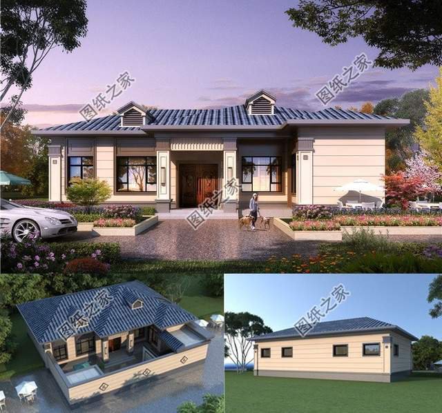 鄉(xiāng)村一層自建養(yǎng)老房設(shè)計(jì)，造價(jià)不高性價(jià)比極高，舒適地拉滿房間