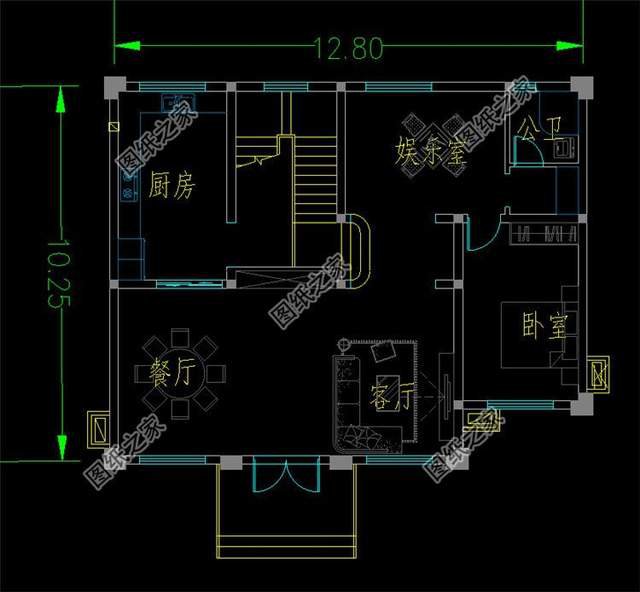 鄉(xiāng)村二層小別墅效果圖，農(nóng)村住房這樣蓋，實用簡單造價不高