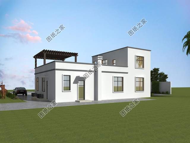 現代風農村自建別墅推薦，潮流時尚的外觀造型，擊中年輕人的內心