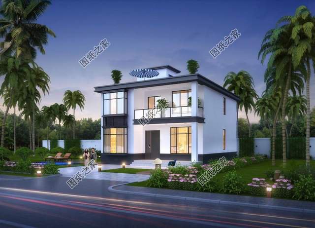 現代風農村自建別墅推薦，潮流時尚的外觀造型，擊中年輕人的內心