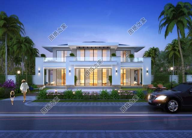 現代風農村自建別墅推薦，潮流時尚的外觀造型，擊中年輕人的內心