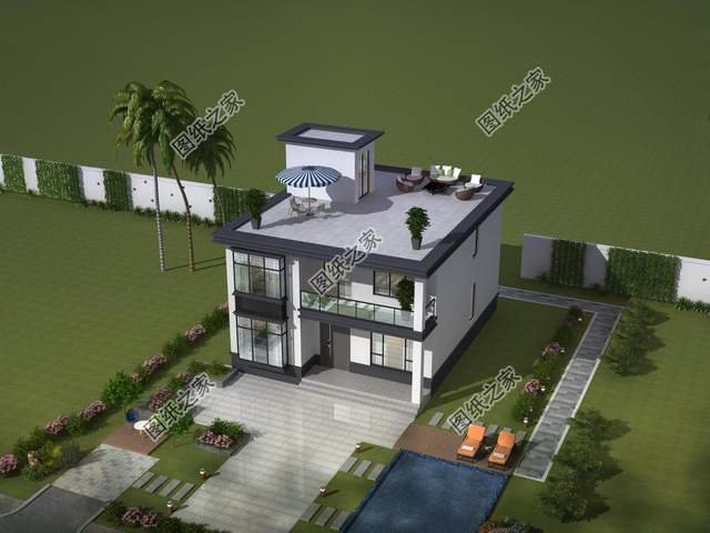 現代風農村自建別墅推薦，潮流時尚的外觀造型，擊中年輕人的內心