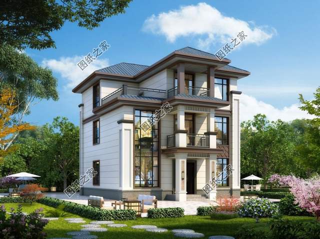 農(nóng)村三層別墅，新中式風(fēng)建一棟傳承三代人不過時，一起來看看吧