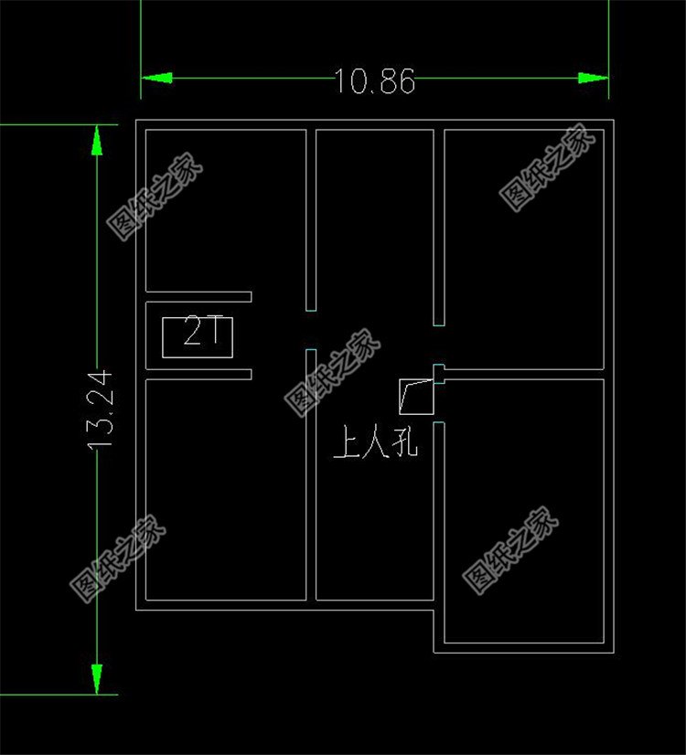 帶架空層別墅設計方案布局4