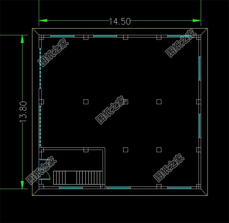 帶架空層別墅設(shè)計方案布局1