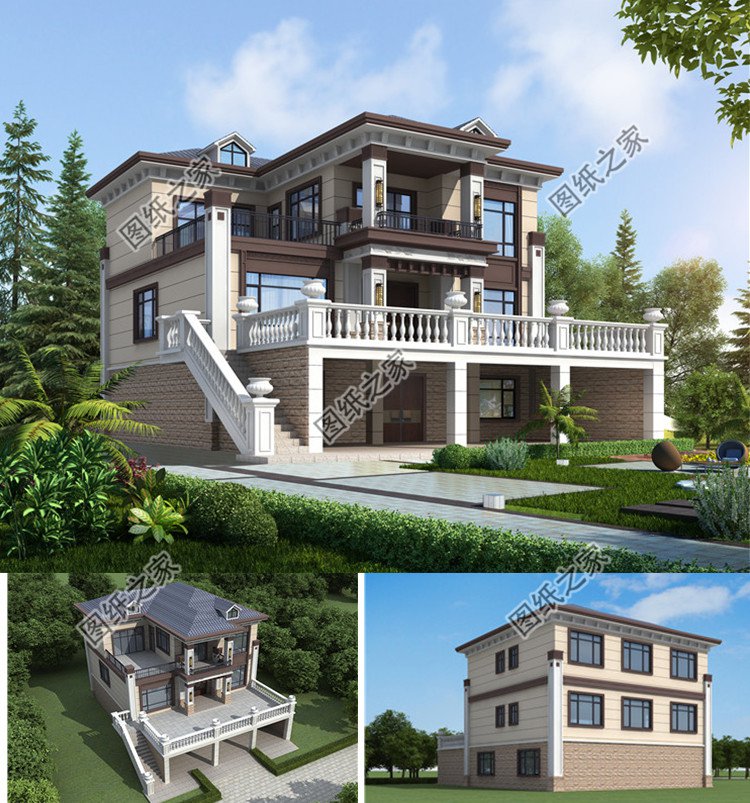 農村自建房別墅設計圖效果圖