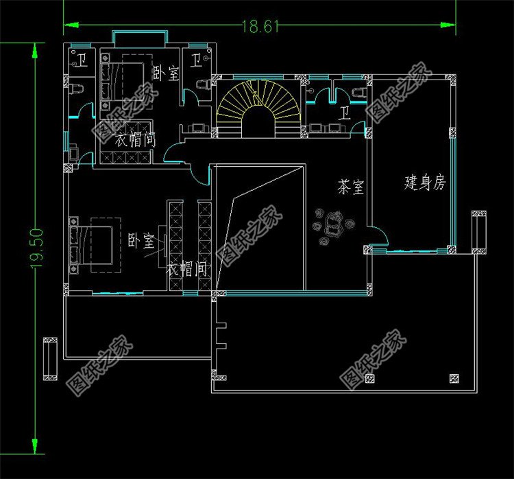 三層現(xiàn)代別墅設(shè)計(jì)圖三層