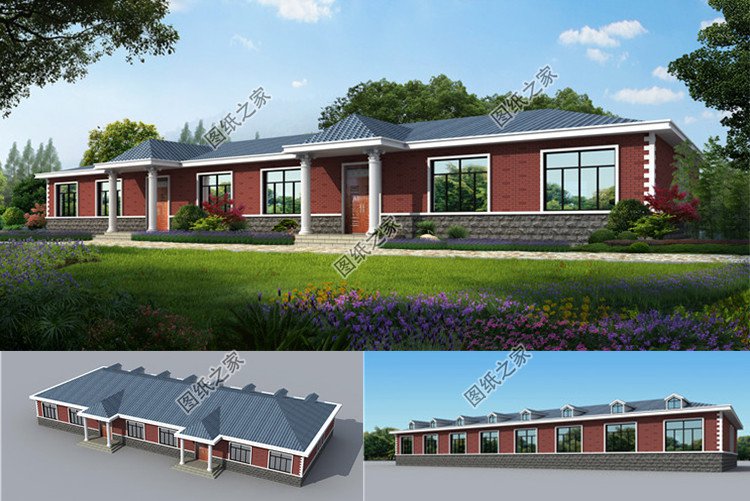 便宜雙拼別墅設計圖效果圖