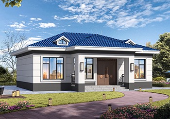 省錢美觀一層自建房子設(shè)計(jì)圖，父母養(yǎng)老住很適合