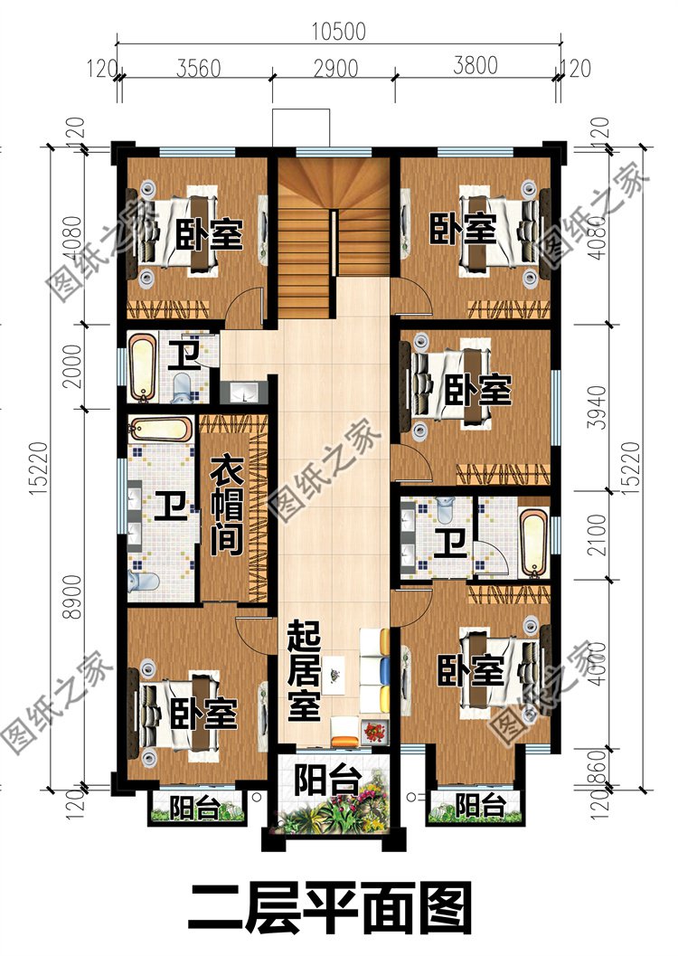 獨棟二層小別墅設計圖