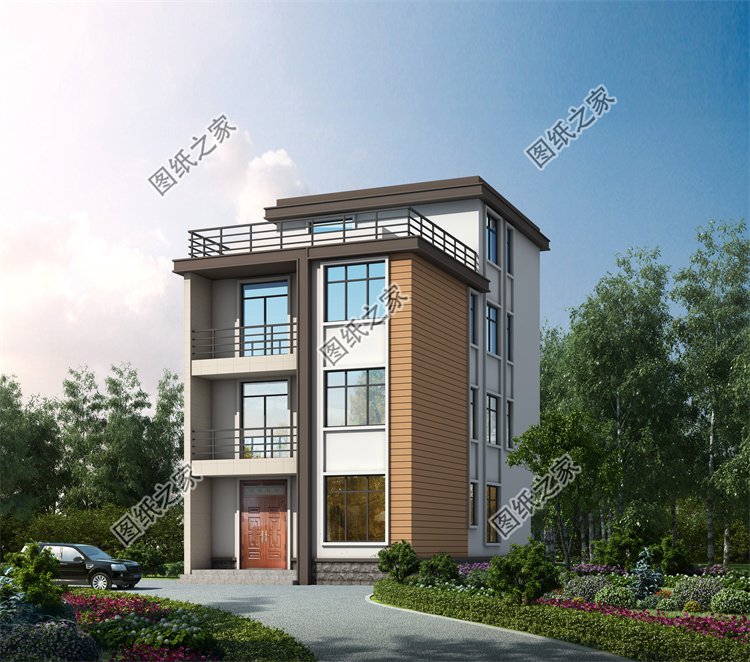 現代風四層及以上別墅效果圖設計案例