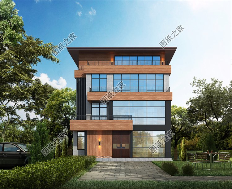 現代風四層及以上別墅效果圖設計案例