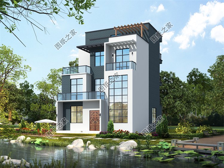 現代風四層及以上別墅效果圖設計案例