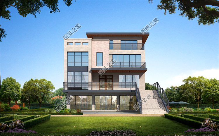 現代風四層及以上別墅效果圖設計案例