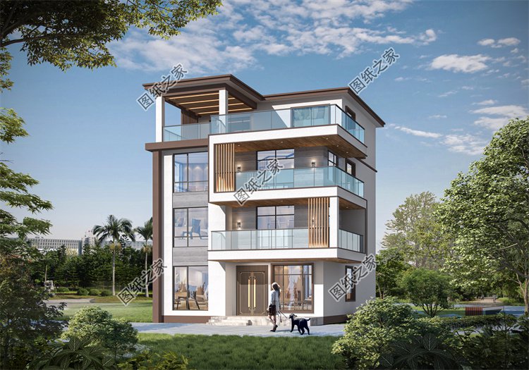 現代風四層及以上別墅效果圖設計案例