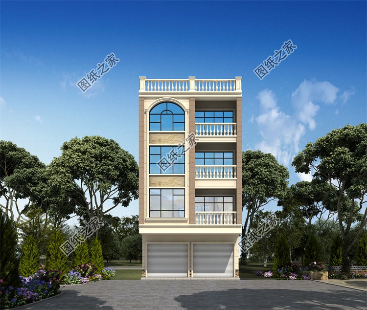 現代風四層及以上別墅效果圖設計案例