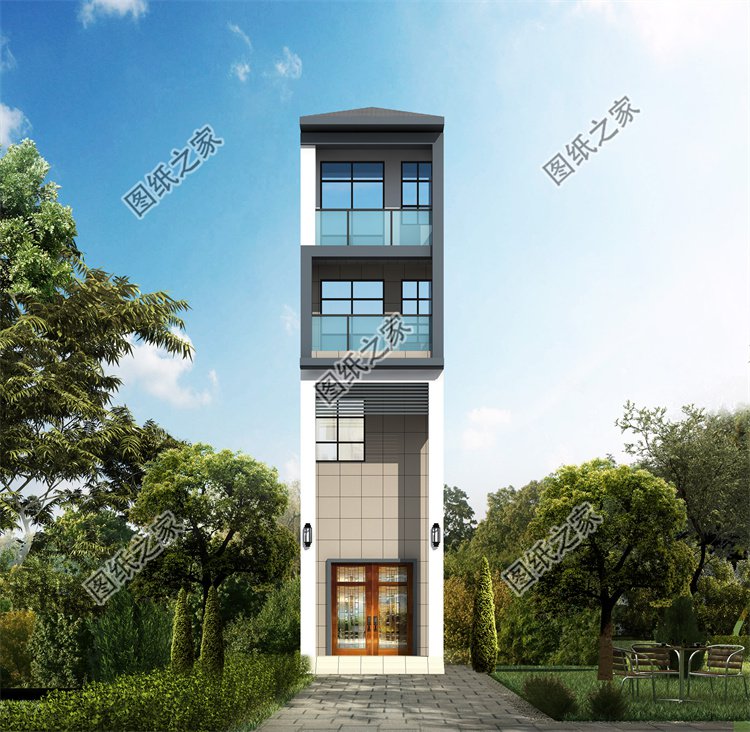 現代風四層及以上別墅效果圖設計案例