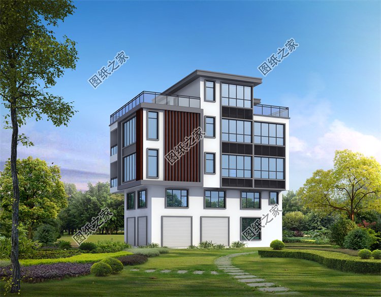 現代風四層及以上別墅效果圖設計案例