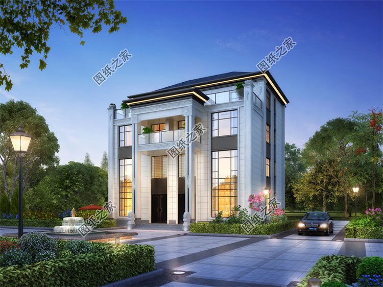 現代風四層及以上別墅效果圖設計案例