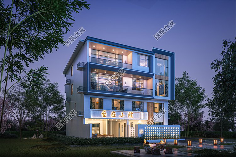 現代風四層及以上別墅效果圖設計案例