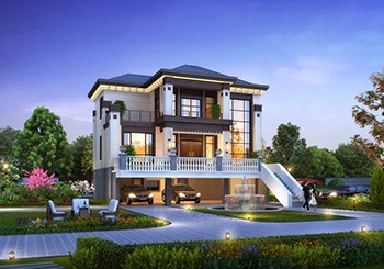 二層帶架空層的農(nóng)村別墅設(shè)計(jì)圖，功能齊全，超越十里八村