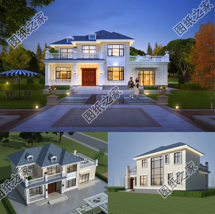 二層帶電梯歐式設計效果圖