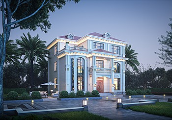 150平農村三層歐式別墅設計圖紙，盡顯豪華與精致，讓人羨慕不已