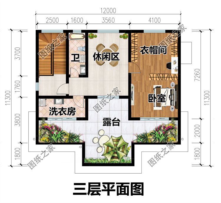 三層獨棟別墅設計三層