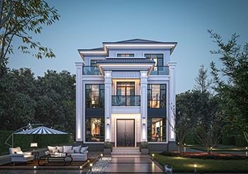 面寬9米的三層農(nóng)村自建房設(shè)計(jì)圖，適合鄉(xiāng)下地區(qū)自建