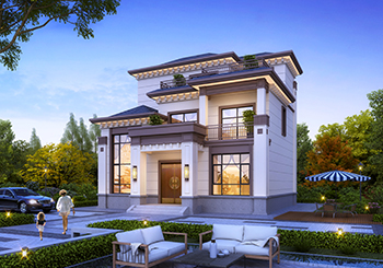 120多平米三層農村別墅設計圖,把實用做到極致,造價適中