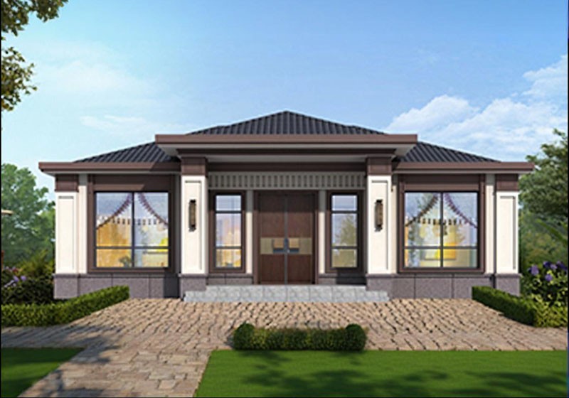 一層農村必蓋戶型設計方案，養老自住兩相宜，經濟實惠又耐用！