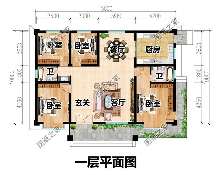 一層農村小平房