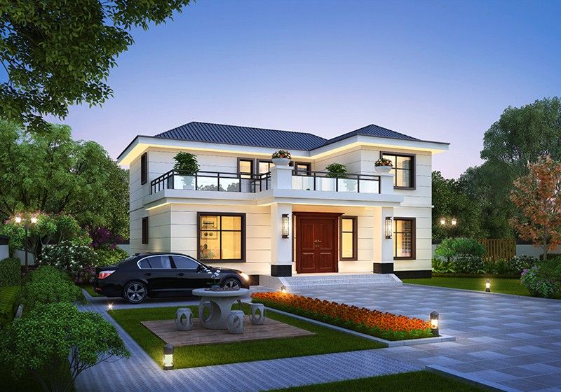 二層農村別墅新風尚，簡約實用，性價比高，美麗又實惠