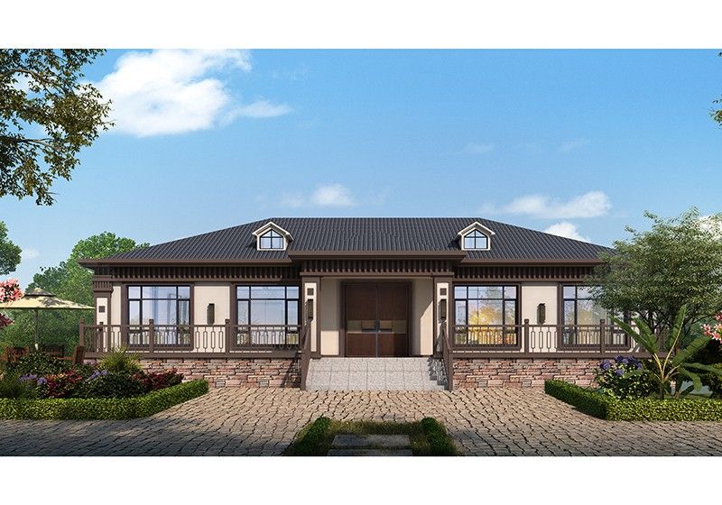 農村五間大面寬房屋一層設計圖，經濟實惠布局通透，值得收藏！