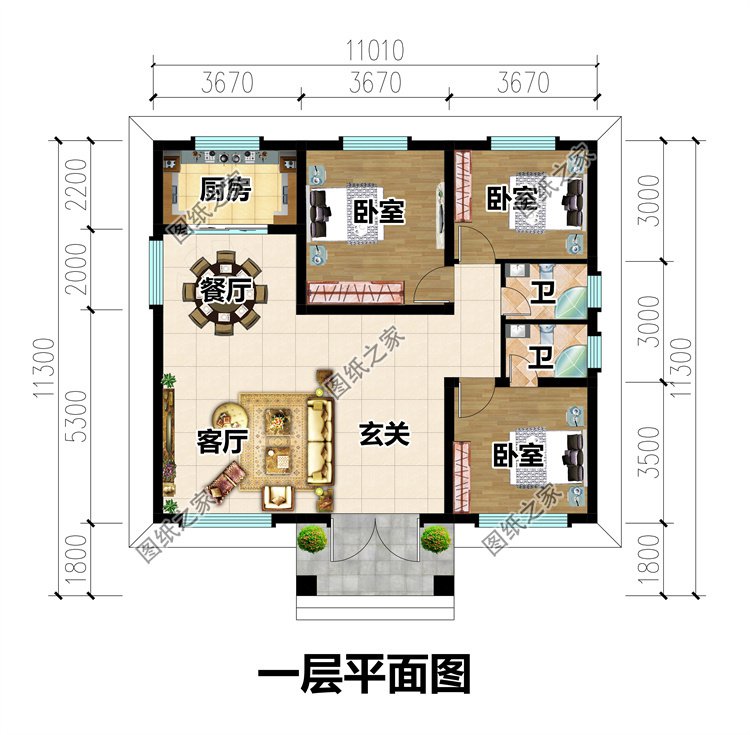 超實用的農村一層別墅2