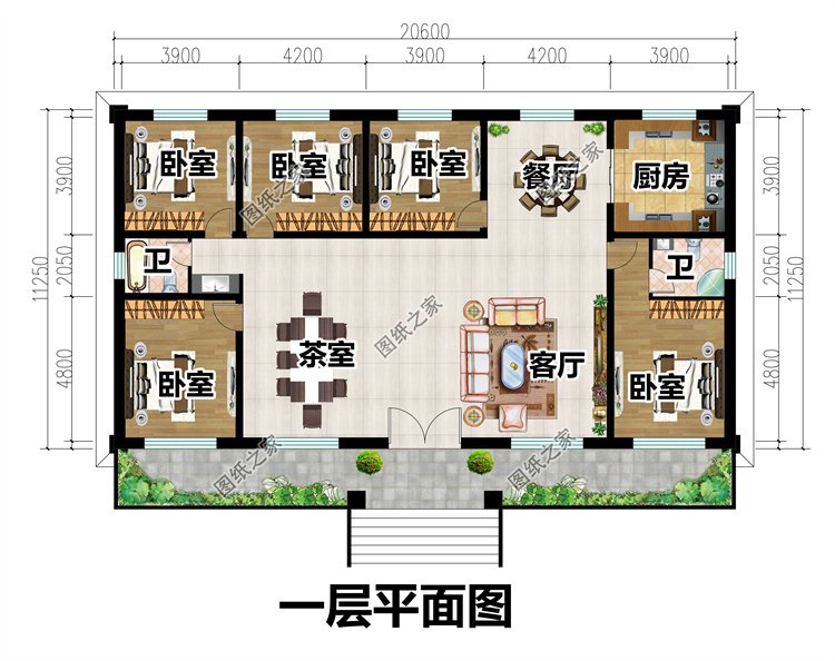 農村五間房屋一層2