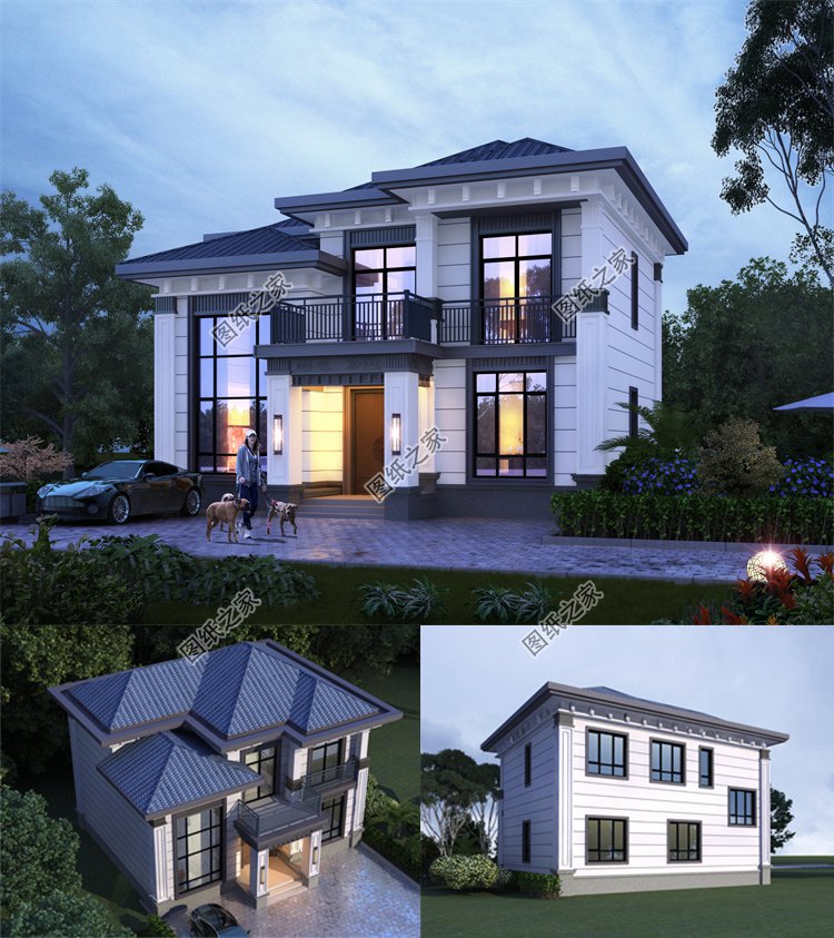 農村自建二層別墅設計圖1