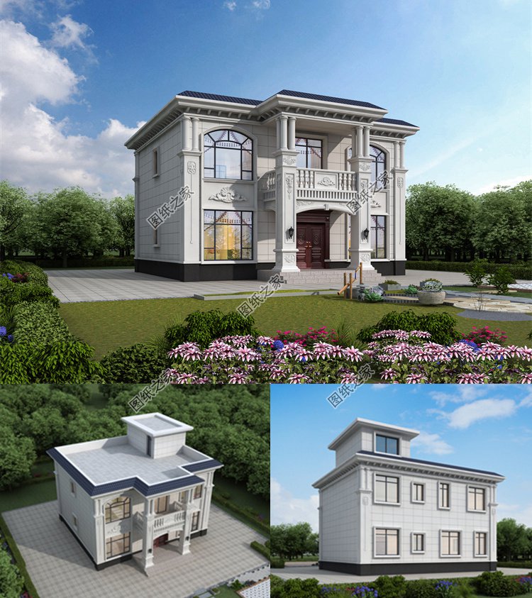 二層自建房子最新款設(shè)計(jì)圖1