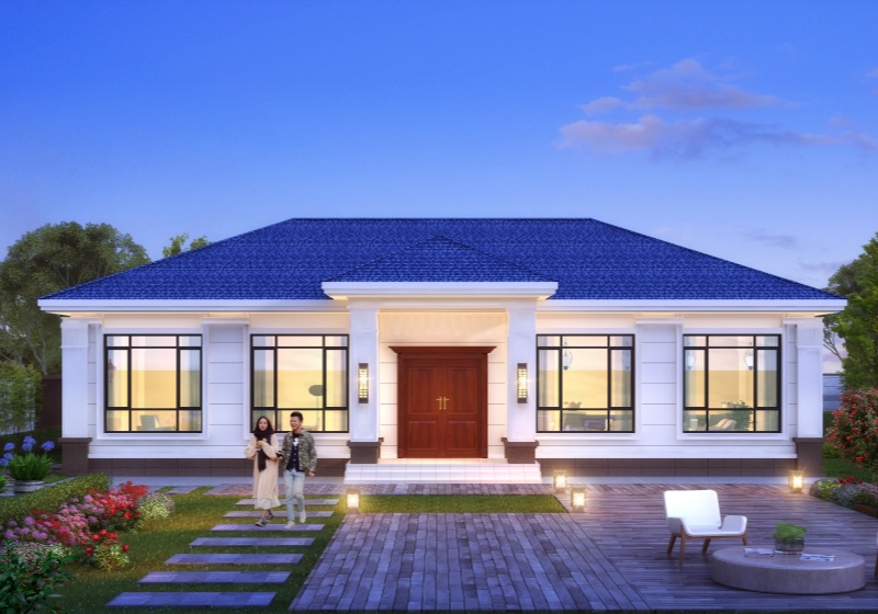 最漂亮五間一層自建別墅設(shè)計(jì)圖，布局實(shí)用顏值高！