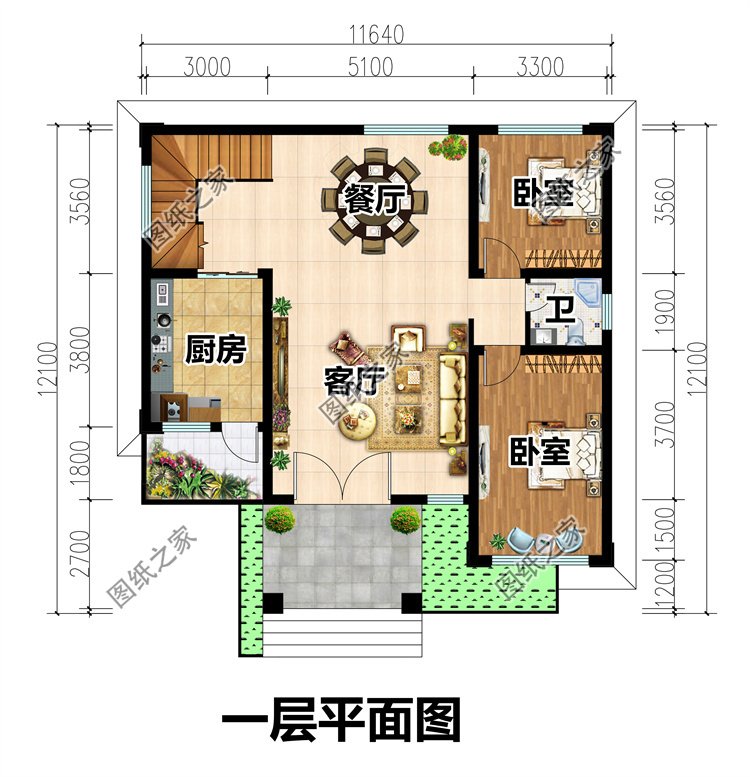 經(jīng)典美式二層小別墅2