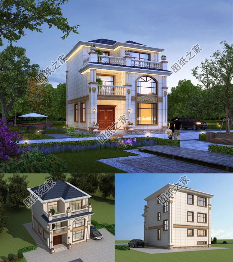 超經(jīng)濟適用三層農(nóng)村別墅1