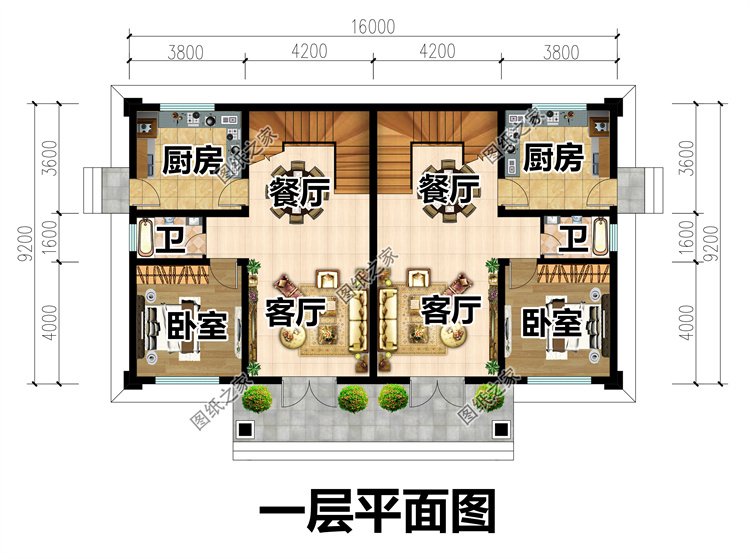 農村兄弟雙拼自建房2