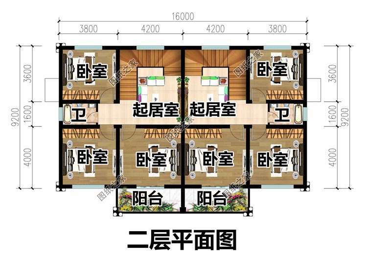 農村兄弟雙拼自建房3