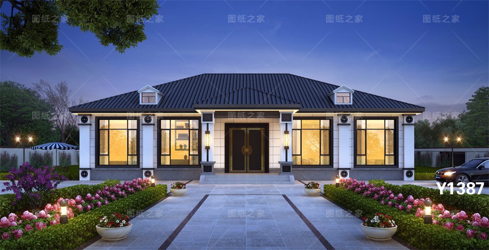 炸裂！20款新農村一層別墅設計圖，最低12萬起！