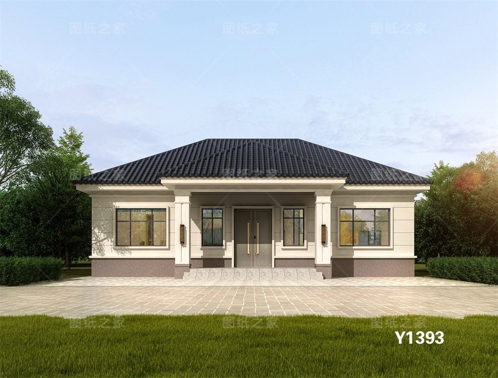 炸裂！20款新農村一層別墅設計圖，最低12萬起！