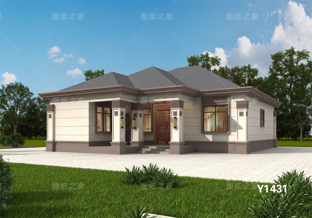 炸裂！20款新農村一層別墅設計圖，最低12萬起！