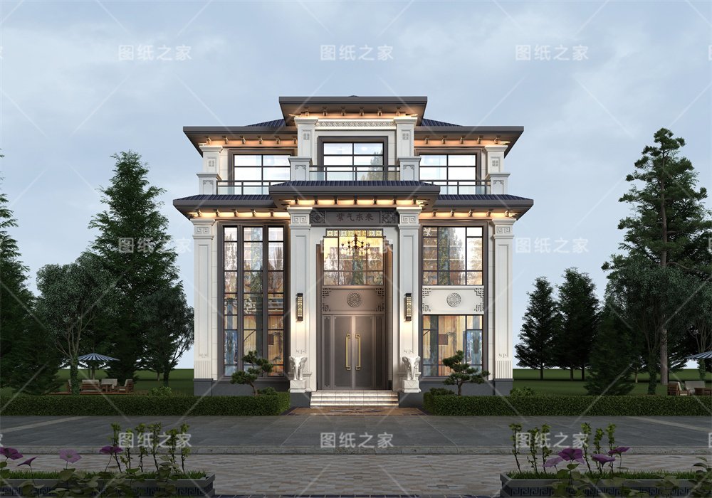 一眼淪陷！20款新中式別墅設計，滿滿的文化自信