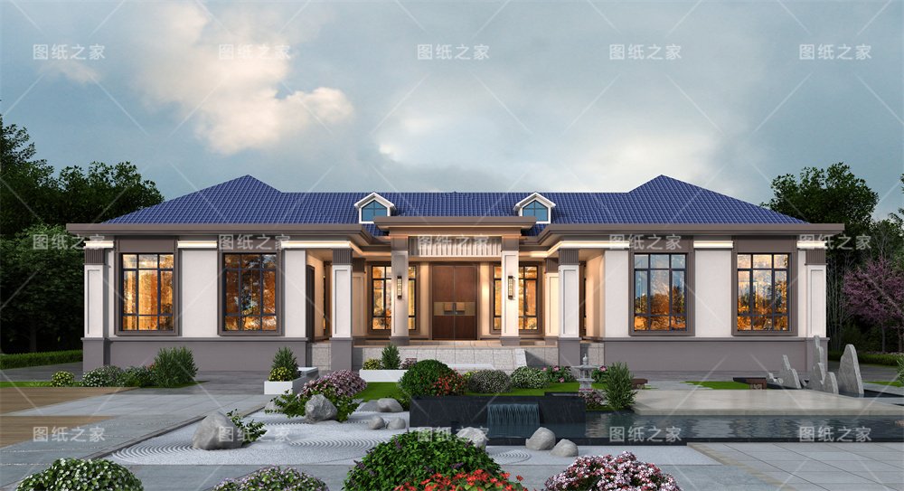 一眼淪陷！20款新中式別墅設計，滿滿的文化自信