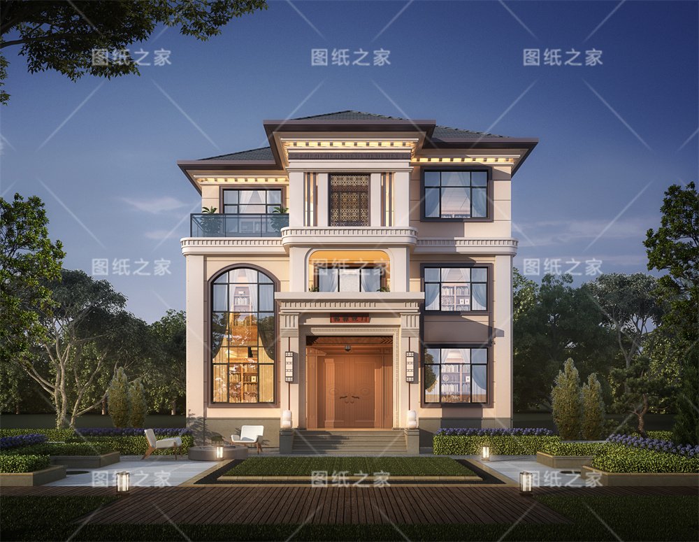 一眼淪陷！20款新中式別墅設計，滿滿的文化自信